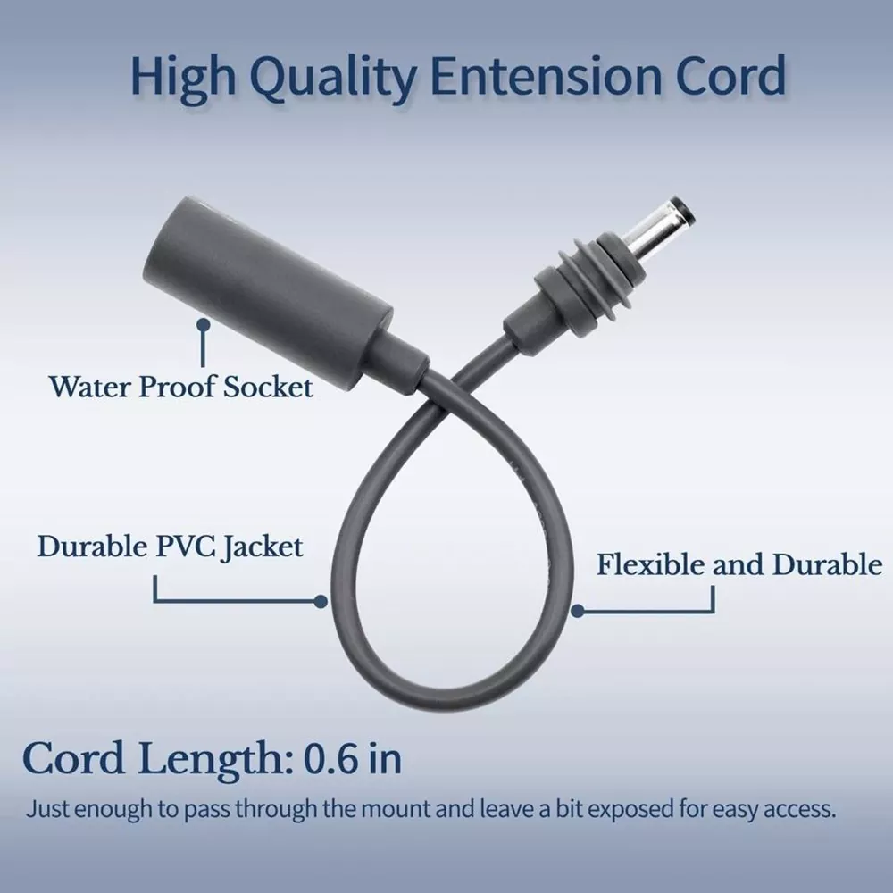 Starlink DC Male to Female Power Cable
