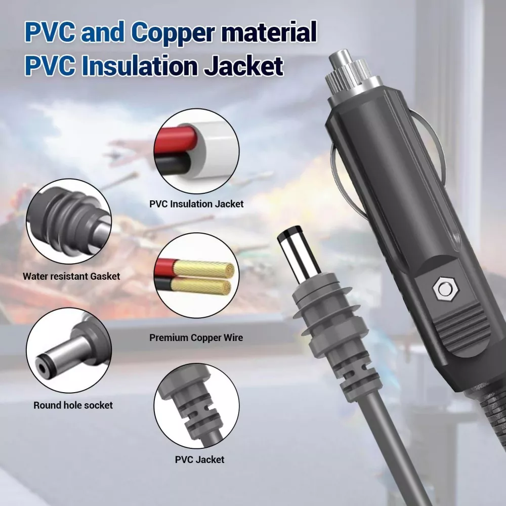 Starlink DC to Nickel Plated Car Charger Cable