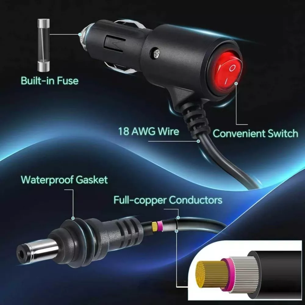 Starlink DC to Switch Car Charger Cable