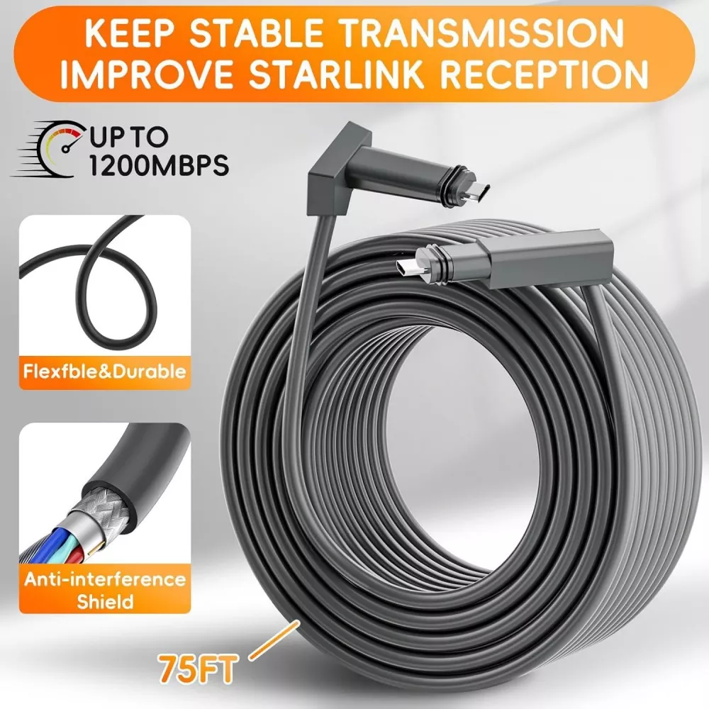 Starlink Gen 2 Ethernet Adapter Cable